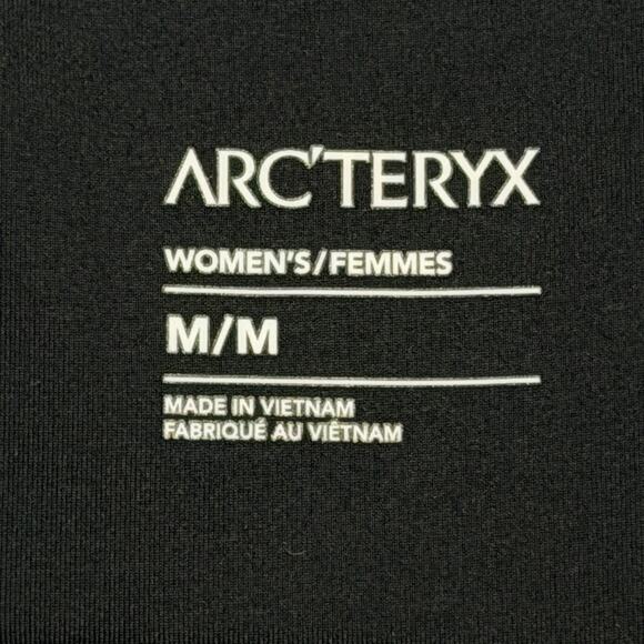 Arc'teryx Sweater Womens Medium Gray Covert Zip Neck Fleece Pullover Hiking - Picture 4 of 10